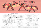 1 CONNECTION SECTION ALL WINGS HAVE SAME PATTERN FLIPPED 2 3 ACTIONS&POSES 4 VICTORY/HAPPY POSES 7 FLYING GRAB 6 ENERGY DRAIN 9 PUNCH 10 POWER POSES STANDING ATTACkS 8 GRAB ENERGY DRAIN Legen 1. Wing connection 2. Wing cross-section 3. All wings have same pattern (lipped LR) 4. Flying 5. Flying grab 6. Energy drain 7. Victory/happy poses 8. Power poses Punch! 11. Grab 12. Energy drain 9.Standing attacks 10