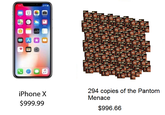 41 iPhone X $999.99 $996.66