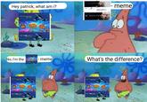 Hey patrick, what am i? meme 14 R E A S O N Master čegwey "THERE ARE ACCIDENTS No, l'm the meme What's the difference?