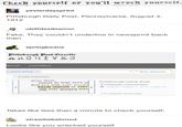 REKT yourself <p>And yes, <a href="https://archives.post-gazette.com/search/#query=%22Check+yourself+or+you%27ll+wreck+yourself%22">the note</a> is real.