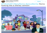 Felix Andy Castillo @AhndyCastillo Follow #PHIvsCAR #TonyRomo #proudfamily Romo looking like a Disney cartoon