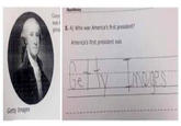 Geor was pre 5. A) Who was Amenica's first president? America's first president was Getty Images