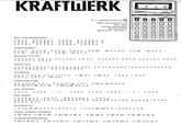 KRAFTWERK .5 3 6 gleichzeiti | 기 | 819 entsprechenden Notentaste gedrückt werden 000610 4599 8-4 5887 459 9 84 588 7 6 599 845 887 4599 84 5 887 6 4284 44284 4294 44 2 8 4 5203 5203 8536 5203 56#6 s6 6452 56#6 S6 645 5 66 6 64 52 56 6 6 645 RADIOAKTIVITAT 36 636 3 6876144141 4654 366363 6 876 144141 4 6 54 11#1# 1321 65543265543262245665 655432655432622456655 89 986865 89 986869 AUTOBAN 44x x44x 44x x44x x 84 x#6 8 4-895-895 9876 9876 #689 COMPUTERLIEBE 25421#. 12: 25421#. 12. 5#66#68645 59#685 6 84#6 5#66868645 DIE ROBOTER 2242 4586 ..1.1253 2242 4586 ..1.1 2 5 3 DAS MODEL 6 6 8 6 86 3 3535 6 686 8633 5 3 5 66687675 3 366 6876753 3 666876753 366 6876753 8765 87 ETROPOLTS 529 2 #9 2 9 5 1 8 2 9 1 8 :529#2 #9 2 9 5 1 8 2 9 1 8 TRANS EUROPA EXPRESS 5#5 8 8 5S5 886 5#5#88S6 8 5#5488 5#5886 5#5 8 8#68 SOHAUFENS TERPUPPEN 5m9 9 8#98 5#998498 54998#98 5N998#98 5#998#98