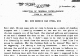 30 November 1963 DIRECTOR OF CENTRAL INTELLIGENCE JOHN A. MCCONE RE: HOW BERNIE CAN STILL WIN H--------. My mom came into my room to bring me a plate of chickeni nuggets and I literally screamed at her and hit the plate of chicken nuggets out of her hand. She started yelling and swearing at me and I slammed the d or on her. I'm s distressed right now I don't know what to do. I didn't mean to do that t my mom but I'm literally in shock from the results tonight. I feel like I'm going to explode. Why the f------ f--- is he losing? This can' t be happening. I'm having a f------ breakdown. I don't want to believe the world is so corrupt. I want a future to believe in. I want Bernie to be president and fix this broken countrv. I cannot f------ deal with this right now. It wasn' t supposed to be like +his. I though t, he wa s lling well in New yorkつつつ? This is
