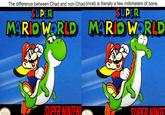 The difference between Chad and non-Chad (incel) is literally a few millimeters of bone SUPER SUPER MARIO WORLD MAR WOR SUPFA NINTENI SupER NINTE ficia