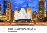 Dress The Bean Up As A Ghost For Halloween OCT 31