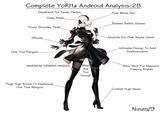 Complete YoRHa Android Analysis:2B Headband For Kawa Facto Pure White Har Kinky Mask Badass Battle Gloves Poofy Shoulder Pads 2Booty yhole For Fhat Ample Chest Intricate Design To Add Sophistication One True Religion What re You MAXIMUM VIEWING ANGLES Wavy Skirt For Maximum Viewing Angles Doing? Thigh High Boots To Emphasize One True Religion Combat High Heels Nınes/9