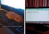 "Communism will prevail" communism will prevail Oh i wonder what my hamster will type