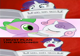 I MUST PLAN THE WEDDING!!