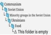 Communism L。 Soviet Union Minority groups in the Soviet Union Ukrainians This folder is empty