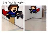 the floor is Apples