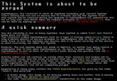 Systemspace.link site This Sy ste is about to be purg ed sustenspace, th必construct in which all systems (including your current system "Life'') belong ha:F run out of Auドora due to extreme use by the sy t壘m "Life'". This system will be removed during the upgrade to Systemspace 2.0, planned for the can be done by signing up before the lst of July 2017 LifeEarth time). A quick summ ary you are currently in one of many Syst必m5. your syst必m is called "Life", but there many more out there. This construct (called Systemspace) runs on a type of energy called Aurora. There is only a limited amount of Aurora available to 3ystemspace. Due to this, ehave to k P track of how thぐSystems us Aurora, and if its used correctly. If the Aurora is used incorrectly, w reset the System. Howev&r, th& Lif& Sy t&m do& not &必m to improve, no matt&r how manyド必 ets it undergoes. Due to how open Systemspace is. we have to make slight edits to Systemspace toput u back on the correct path. During this process, Life will unlinked and purged. be Activity within Life ill continue as normal after then, however new bodies will no longer, hav :Fouls-and th :Fouls of bodie:F that die, and have not rぐgister d,-will soulshatt&r (a:F their oul is, from th&n on, an 1mPo sible soul Structure). Souls that have registered be moved over. after death, to the "LFE" 50 years of unlinkment. Life will be completeiy purged System. After 1 Registering is fairly easy. Contact the TSUKI Representative (he goes by the name "Tsuki, and send him: · A drawn image. [The image or its drawing ability does not matter, this is merely to increose the amount of data points) The code "aszcd92b2104acbd923ccb2s". handwtten on the same image.