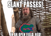 SLANT PASSES NAN OPEN FIELD, NED!