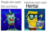 People who watch Individuals whom watch Rick and Morty Henta