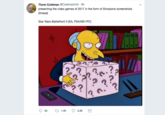 That's about right Thom Coldman @ColdmanHot 8h presenting the video games of 2017 in the form of Simpsons screenshots (thread) Star Wars Battlefront Il (EA, PS4/XB1/PC) で 2 2 2