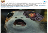 WE ARE THE PORG. ENTERTAINMENT AS YOU KNOW IT IS OVER. WE WILL ADD YOUR INTELLECTUAL PROPERTIES AND CREATIONAL DISTINCTIVENESS TO DISNEY'S OWN. RESISTANCE IS FUTILE.