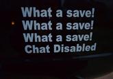 What a save! What a save! What a save! Chat Disabled