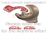 DUBLIC SERVICE ANNOUNCEMENT Please save the Cnke olaa for the wartime effort