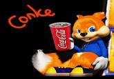 My edit of the cover of _Conker's Bad Fur Day_.