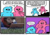 I HIRED A SNIPER TO PUT ME WHAT'S UP WITH THAT RED DOT ON YOUR HEAD? OUT OF MY MISERY IFI EVER DO SOMETHING PAINFULLY EMBARRASSING what's a computer THIS COMIC MADE POSSIBLE THANKS TO BRIAN ZIMMERMAN MRLOVENSTEIN.COM