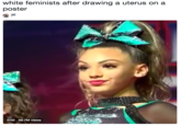 white feminists after drawing a uterus on a poster 0:02 39.7M views