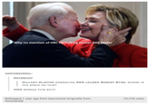 Hillary Clinton embracing KKK leader Robert Byrd, where is the media on this?  Why no mention of HRC Lip locking former KKK leader CARTNSNCREAL 4MYSQUAD: HILLARY CLINTON EMBRACING KKK LEADER ROBERT BYRD, WHERE IS THE MEDIA ON THIS OMG SPREAD THIS S--- Reblogged 1 year ago from bearcentral (originally from fomysquad) 23,276 notes