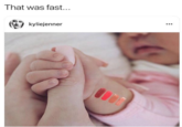 That was fast... kyliejenner