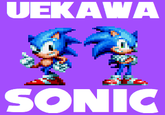 Sprites created by Hortinus which allows you to play an Yuji Uekawa inspired Modern Sonic mod
in Sonic Mania.