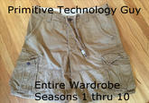 Primitive Technology Guy Entire Wardrobe Seasons 1, thru 10