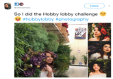 Follow @wtfmarkitos So l did the Hobby lobby challenge #hobbylobby #photography HOBBY LOBBY 05