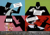 EXTREME DILIGENCE STRONG GRAPHICAL PRESENTATION 米 THINGS THAT AREN'T ACTUALLY THERE EYE FOR DETAIL REPTILE EVOLUTION COM
