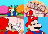 Luigi, look! It's from Bowse the crash 10 years ago wasn't your fault