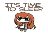IT'S TIME TO SLEEP