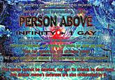 The person above infinity + 1 Gay