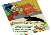 FACTS N-----, IF YOU CAN'T ROTATE TEXT IN MS PAINT, JUST ROTATE THE HECKIN PIC