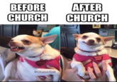 BEFORE AFTER @Church Troll