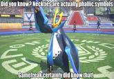 Oid you know? Neckties are actuallyhallic symbols Camefreakcertainly didknow that!