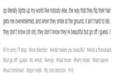 op literally lights up my world like nobody else, the way that they flip their hair gets me overwhelmed, and when they smile at the ground, it ain't hard to tell, they don't know (oh oh), they don't know they're beautiful but go off i guesS:/ #ǐi'm sorry ill stop #one direction #what makes you beautiful #what a throwback #but go off i guess #s: wmyb #wmyb #niall horan #harry styles #liam payne #louis tomlinson #zayn malik #b: one direction #Id
