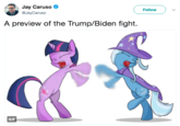 Jay Caruso @JayCaruso Follow A preview of the Trump/Biden fight. GIF