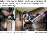When you live in Britain and you tell a joke at a dinner party but your joke license expired 13 seconds ago. 6:30 AM-23 Mar 2018 154 Retweets 514 Likes https://archive.is/K3BhU