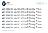 Follow @versaceteen We need an uncircumcised Disney Prince We need an uncircumcised Disney Prince We need an uncircumcised Disney Prince We need an uncircumcised Disney Prince We need an uncircumcised Disney Prince We need an uncircumcised Disney Prince We need an uncircumcised Disney Prince 10:52 AM-25 Mar 2018