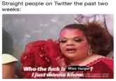 Straight people on Twitter the past two weeks: Who the f--- is Miss Vanjie? just wanna kow