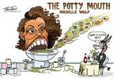 Michelle Wolf appeared at the White House Correspondents Dinner, a yearly event held to poke fun at politicians and enjoy a fine dinner and laughs.

This year the dinner was burned and over cooked just like the jokes.

I grew up watching Don Rickles, Mr. Warmth, a class act that could hurl blistering insults at people like Dean Martin or Ronald Reagan, and make them laugh at themselves despite the prickly barbs. Rickels came up with humorous barbs that “singed” the target, he never wanted to burn them to a crisp. And his audience loved him for that and always wanted more.The audience knew the jokes were all in good fun and there was no hate involved.

Fast forward to 2018 and The White House Correspondents Dinner. Michelle Wolf not only “burned” her victims, she tried to incinerate them. This woman couldn’t recognize subtle humor even if it was painted purple and pranced around naked screaming “I’m a subtle joke”.

You could feel the unbridled hatred in her “jokes” which made the President’s decision to not attend the dinner a wise decision. That’s like being invited to a BBQ and finding out you’re the main course. You don’t feed these people.

Wolf can spout her brand of humor all she wants, she’s free to do so. And I am free to call her out. Because “it’s 2018 and I am a woman and you can’t shut me up!”

HAVE YOU HEARD THE NEWEST JOKES?
Michelle Wolf is what happens when Carrot Top gets drunk and wakes up with Rachel Dolezal.Michelle Wolf’s hairstyle is something between an explosion at a Brillo pad factory and left over spaghetti in the bottom of a trash can. Last time I saw hair that looked like that, was a road kill porcupine.

And the teeth, Wolf  gives Stonehenge a run for the money, don’t get me started folks. Michelle Wolf makes Butthead’s teeth look like a Crest white strips ad. Her gums are so big, Netflix is thinking of giving them their own show….

I like this stand up stuff- but just remember…It’s 2018, I am a woman and you can’t shut me up!

Tina