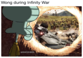 Wong during Infinity War OGRANTGOLDBERG