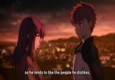so he tends to like the people he dislikes. human hair color anime romance sky black hair snapshot friendship interaction computer wallpaper