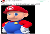 Justice for bald Mario @yourfavisbald2 Follow Thank you for 2,00 baldies!! Wow!!!!