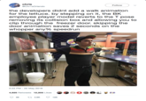 chris @Chr1sOrlando Follow the developers didnt add a walk animation for the lettuce. by stepping on it, the BK employee player model reverts to the T pose removing its collision box and allowing you to clip through the freezer door. skipping the door animation saves 2 seconds on the whopper any% speedrun 2:22 PM - 22 May 2018 4,925 Retweets 12,205 Likes 89 t 4.9K 12K