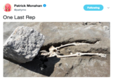 Patrick Monahan @pattymo Following One Last Rep