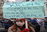 STOP GINGERS MAKE GINGERALE