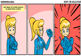 NERFNOW.cOM BODY RE-BUILDING HOW SAMUS GOT BIGGER MUSCLES ON SMASH BROS ULTIMATE